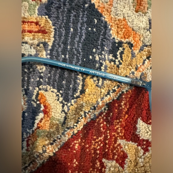 Anne et Valentin Eyeglasses “Artemis” Prescription Blue Tortoise - Picture 4 of 8